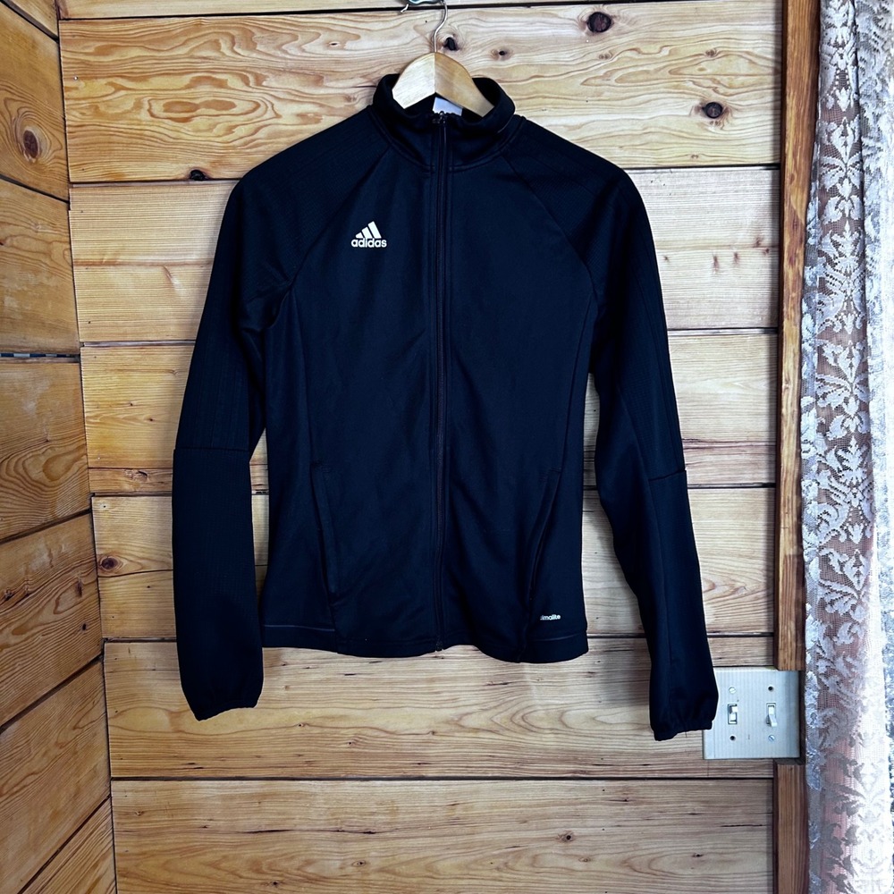 Wichita State Shockers Track Jacket Women Extra Small Black Climalite Adidas